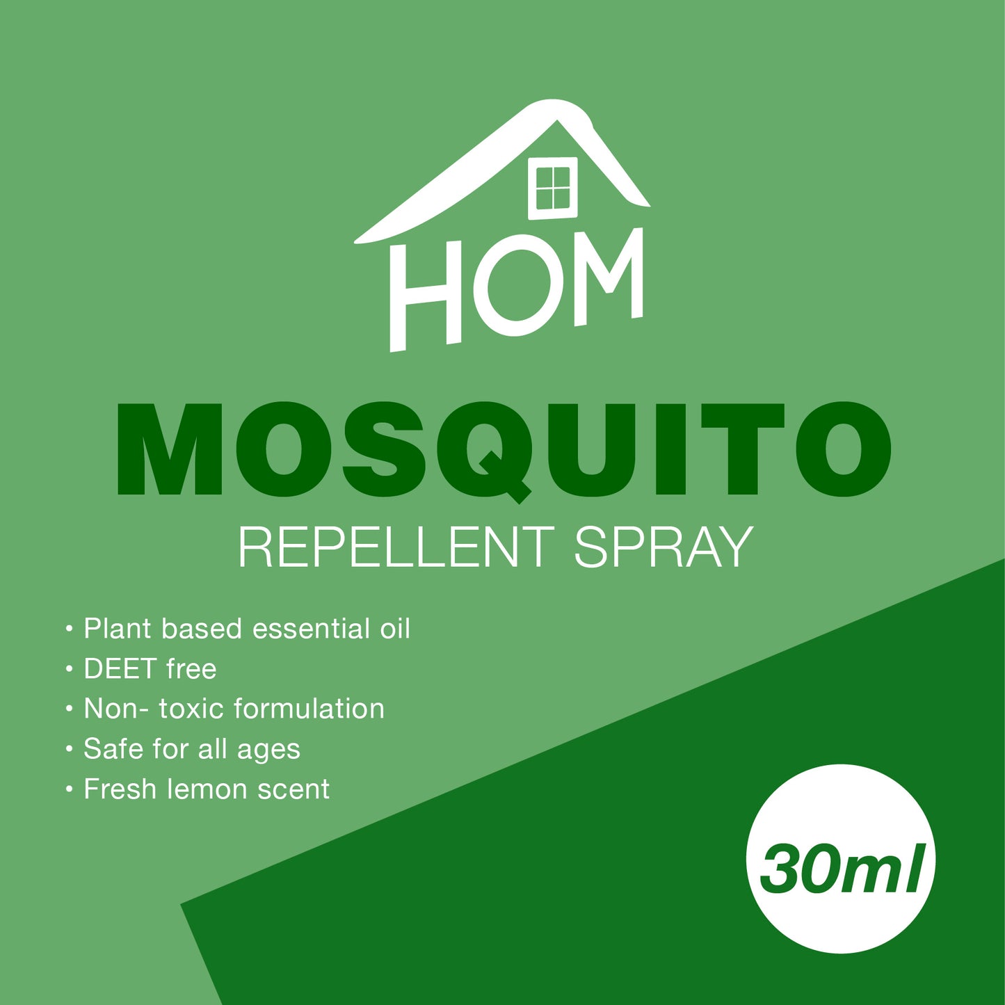 HOM Mosquito Repellent Spray 30ml